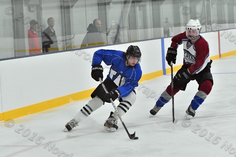 Wheaton College Men\'s Ice Hockey vs Middlesex Community College. - Photo By: KEITH NORDSTROM